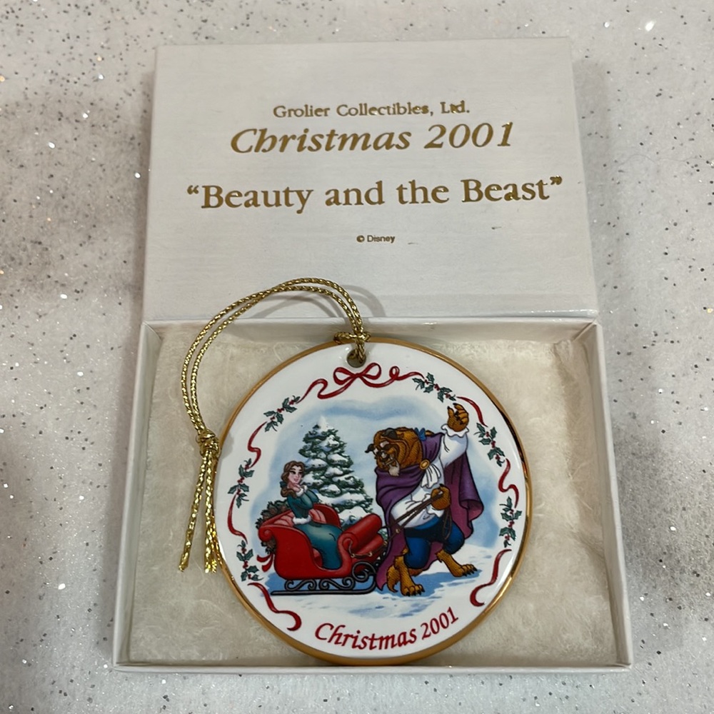 Beauty and the Beast Grolier Collectibles Christmas 2001 B47